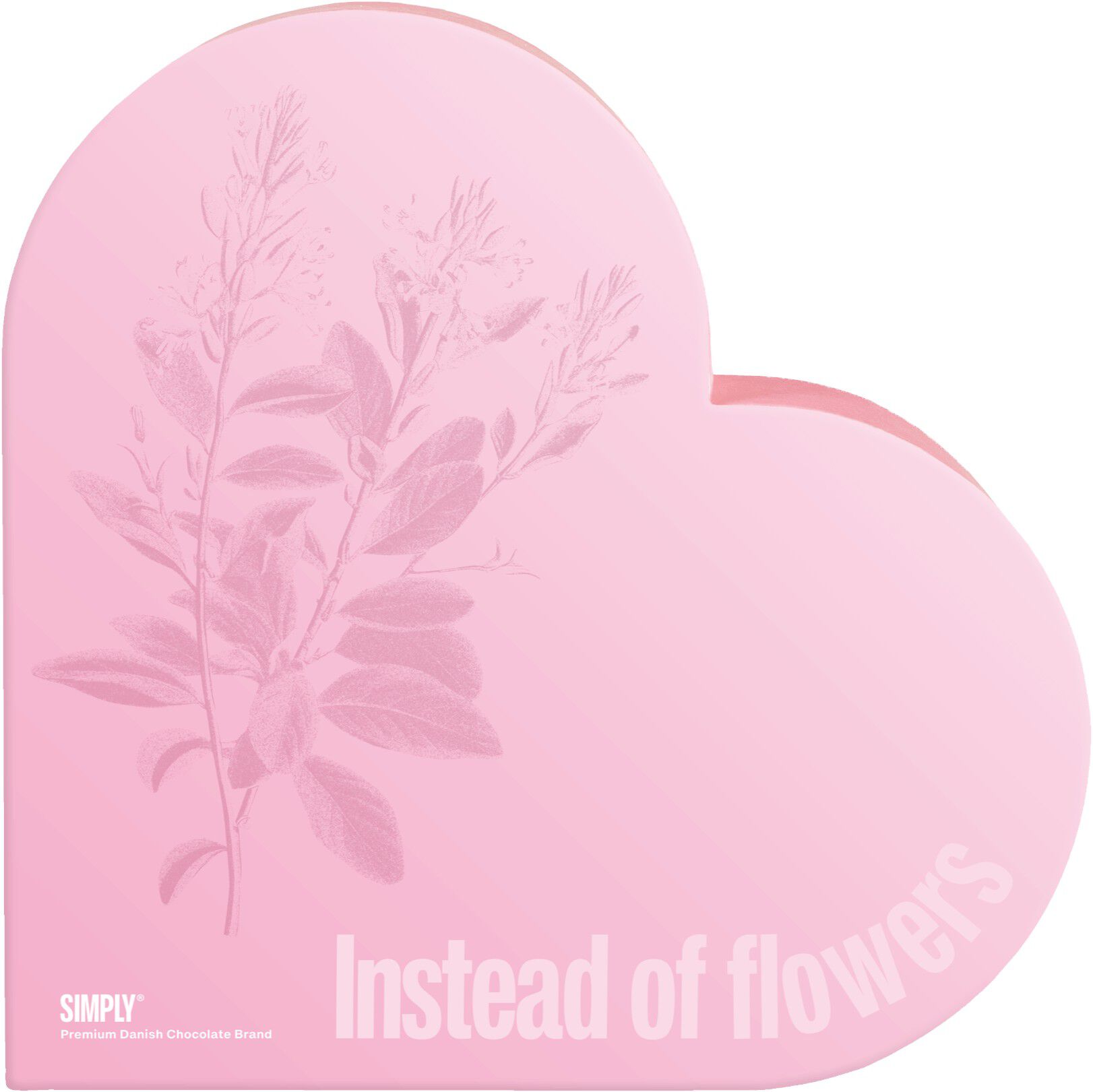 Simply&reg; INSTEAD OF FLOWERS chokolade&aelig;ske (400g)