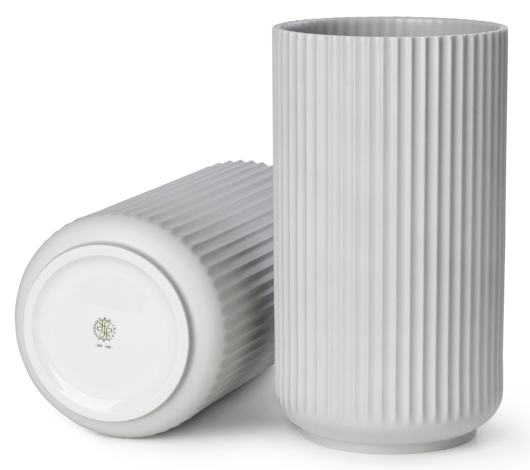 Lyngbyvasen lys gr&aring;