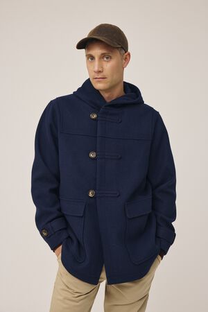 Arch 1 Duffle jakke m. hætte - Uldmix GRS