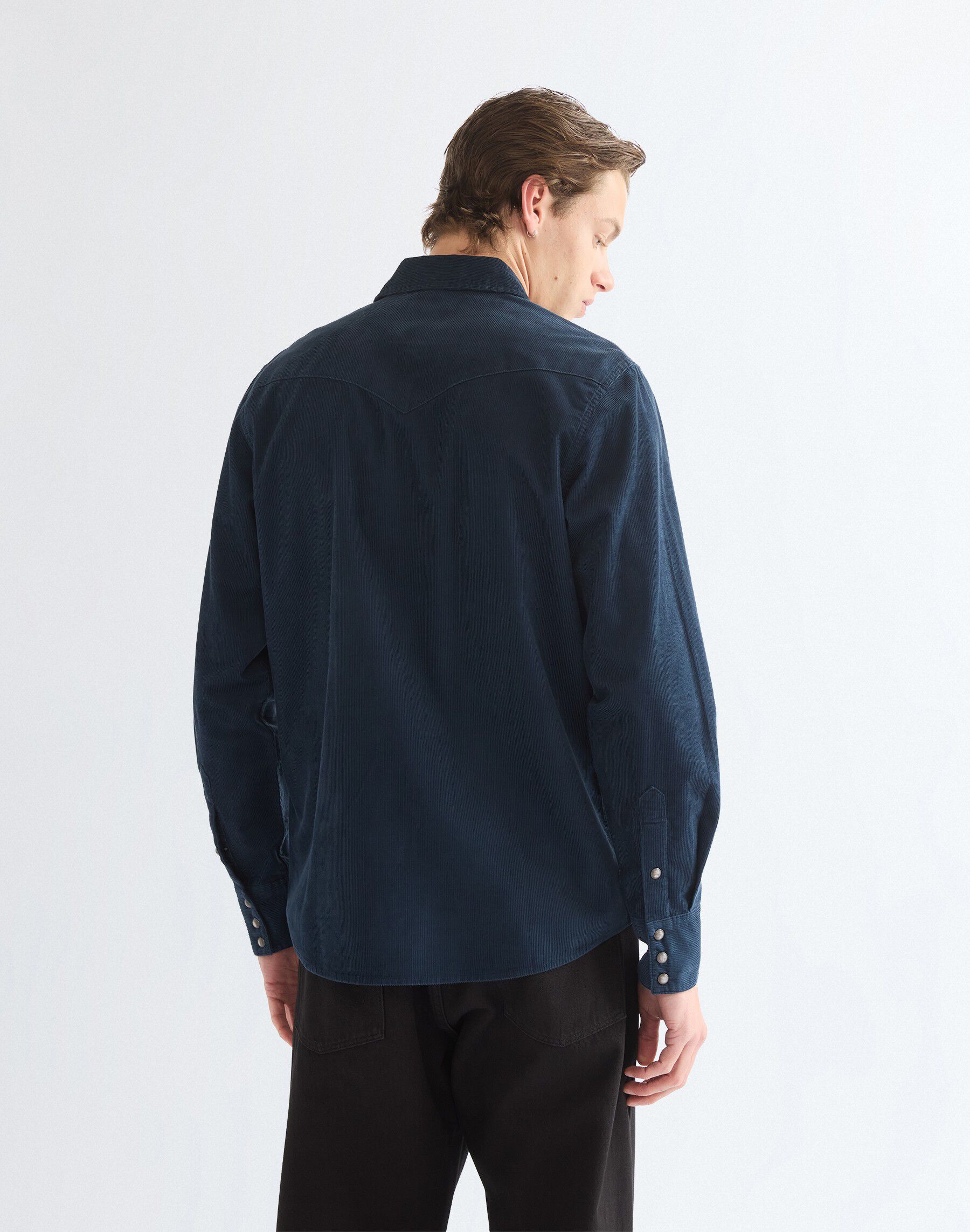WESTERN_SHIRT DARK_SAPPHIRE