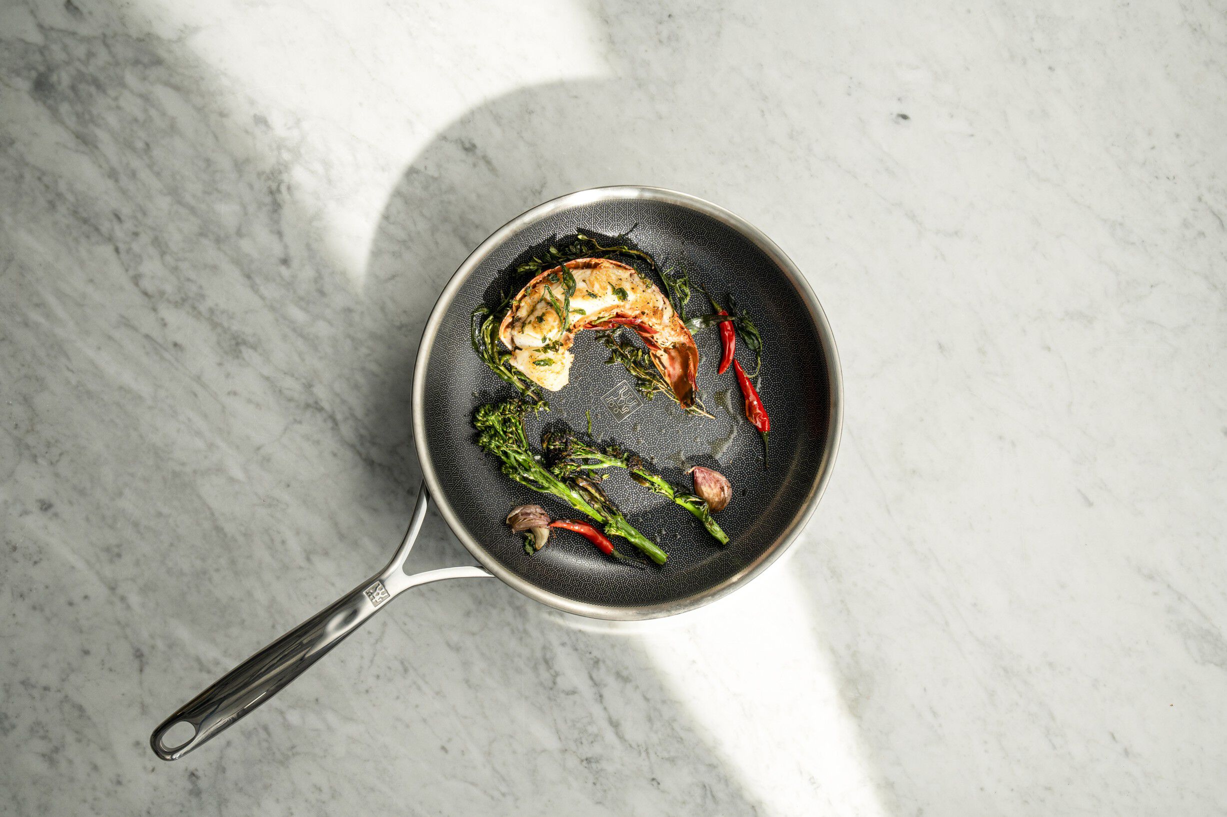 Fry pan 20 cm, 18/10 stainless steel, silver