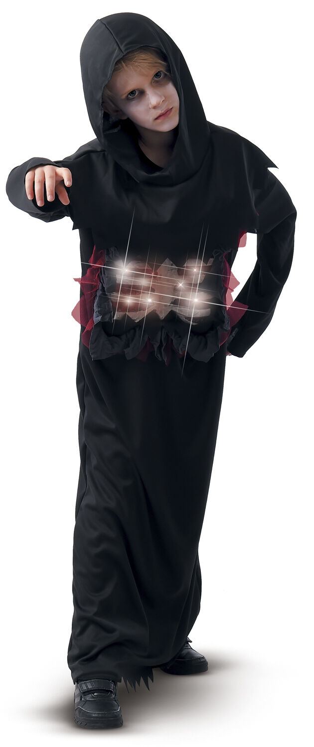 Skeletd&aelig;mon med blinkende lys str. 160