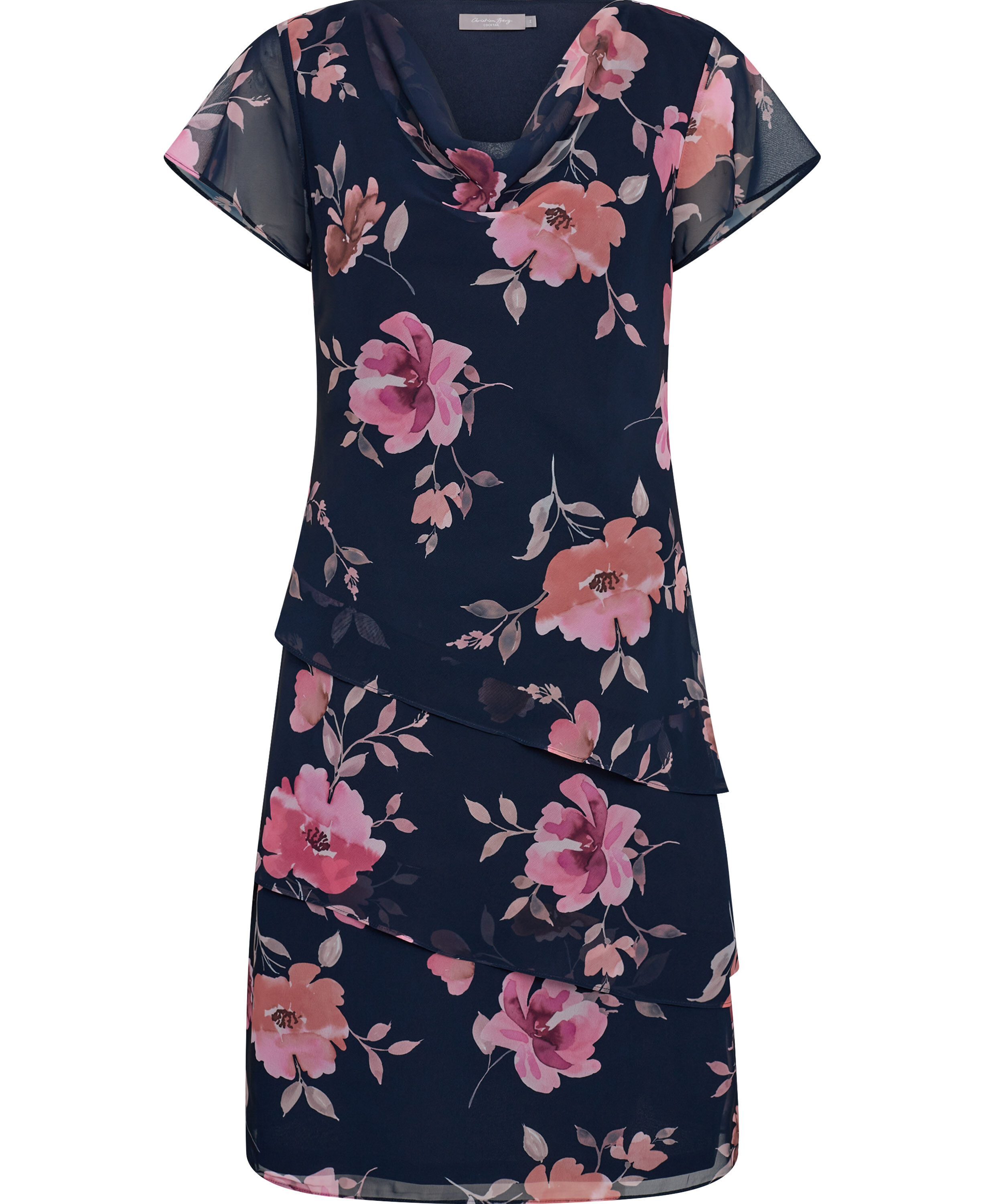 Kjole med blomstret print