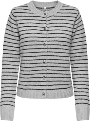 ONLCHESTER LIFE LS STRIPE CARDI CC