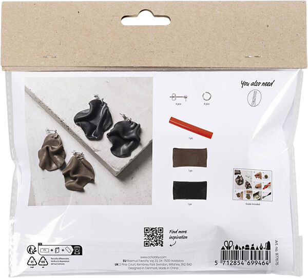 Mini DIY Kit Smykker, Foldede øreringe