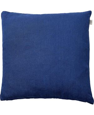 LINEN/KOBOLTBLÅ, PYNTEPUDE