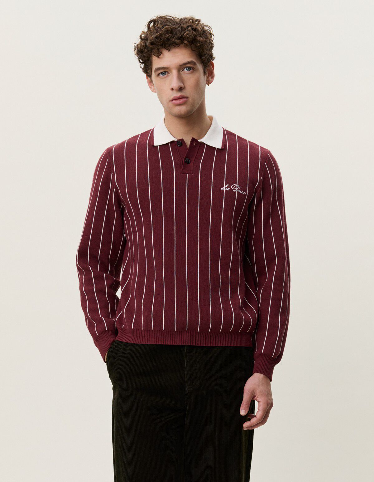 Signature Knitted Ls Polo