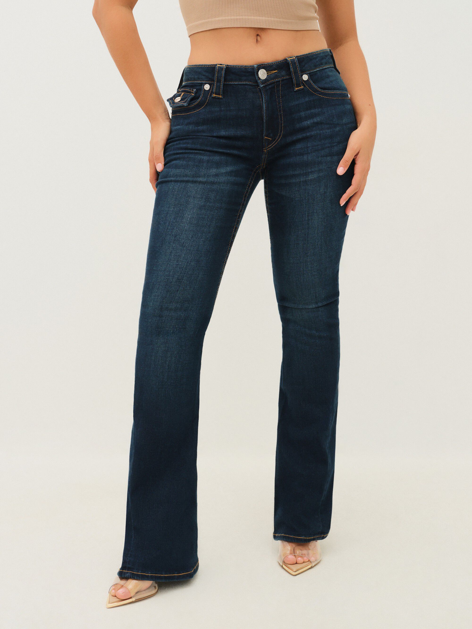 JOEY MID RISE FLARE FLAP