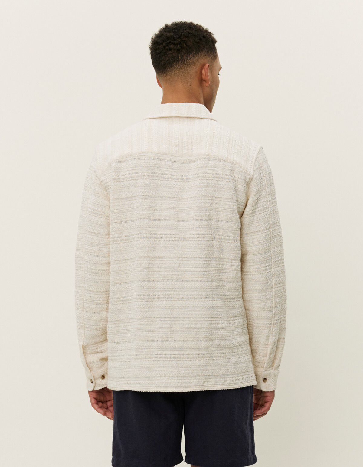Jonas Structured Stripe Overshirt