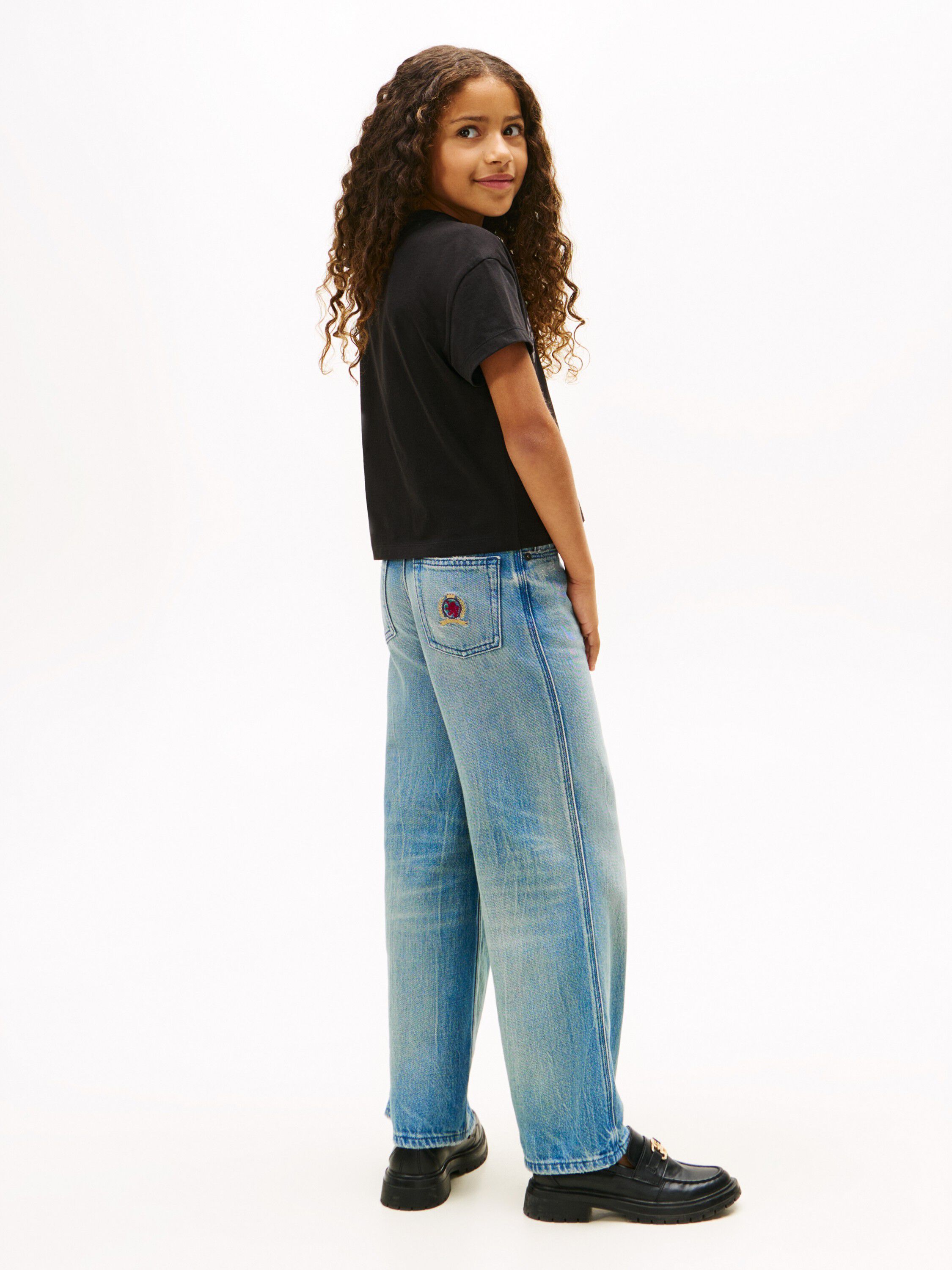 VARSITY SATEEN GRAPHIC TEE S/S