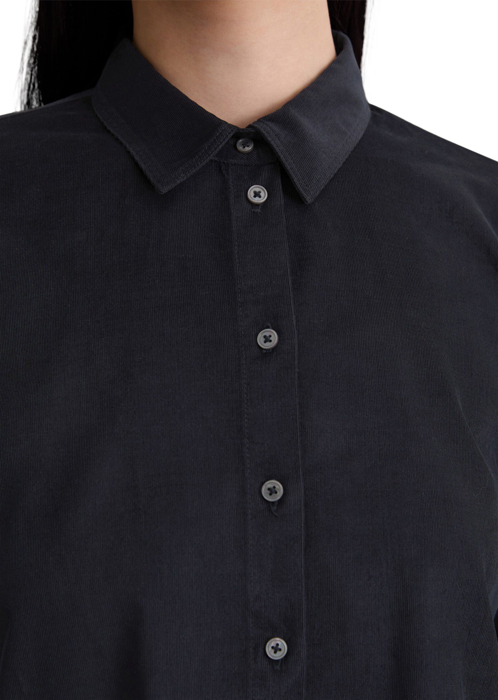 Blouse, kent collar, long sleeve, c