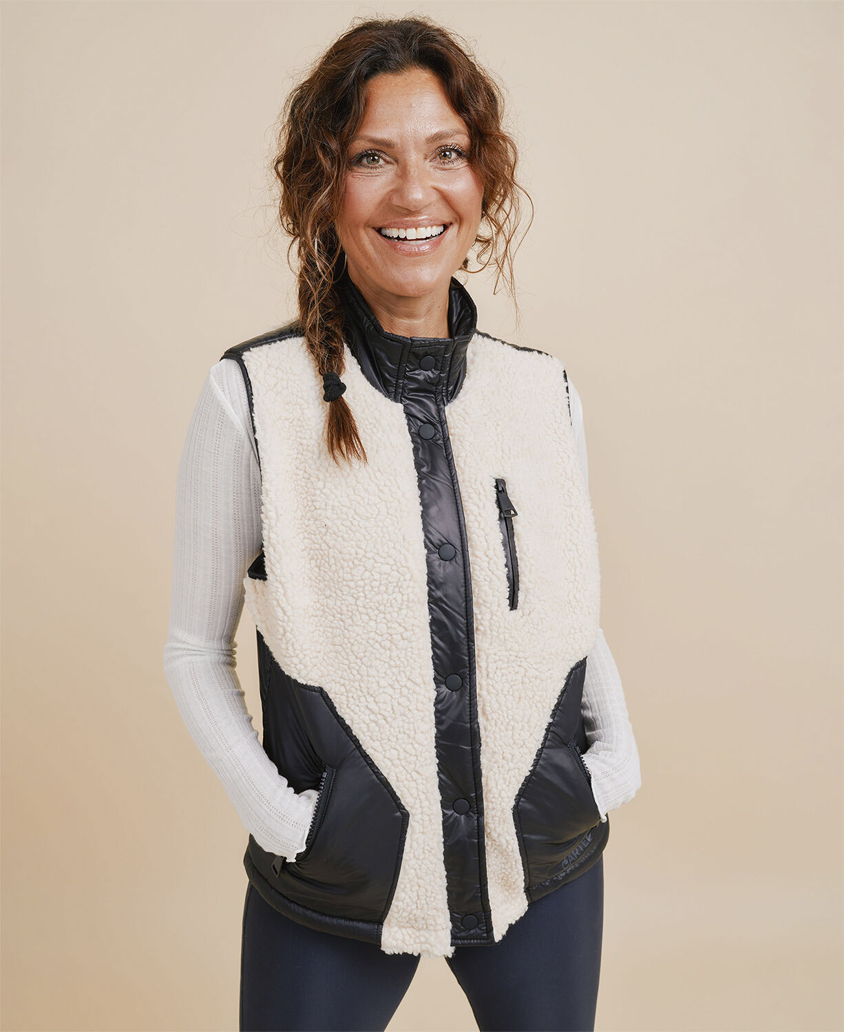 Glacier Fleece Vest - Nero