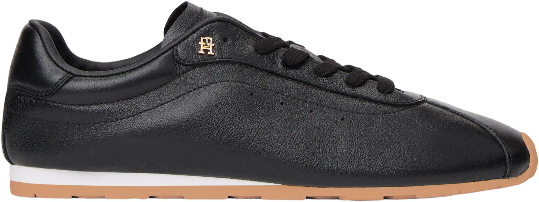 TH Monogram Low Profile Leather Trainers