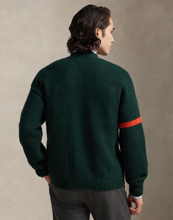 Wool Letter Cardigan