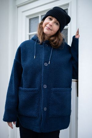 Danewillow Fleece Jacket Dk Navy