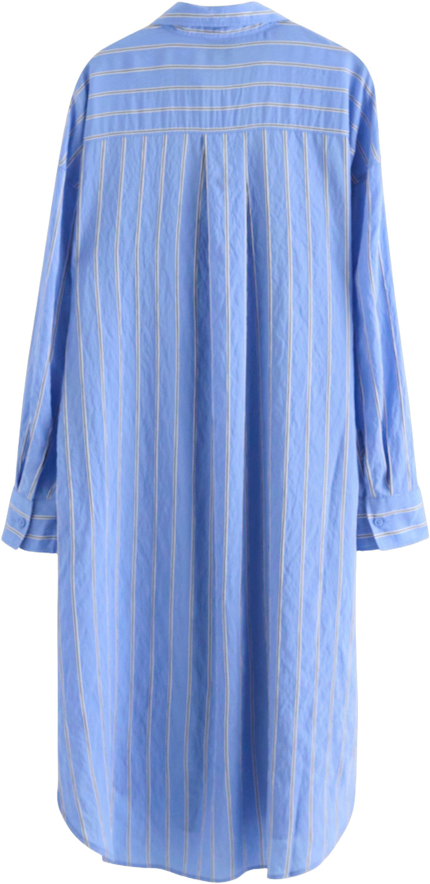 Woven shirt dress in soft viscose w
