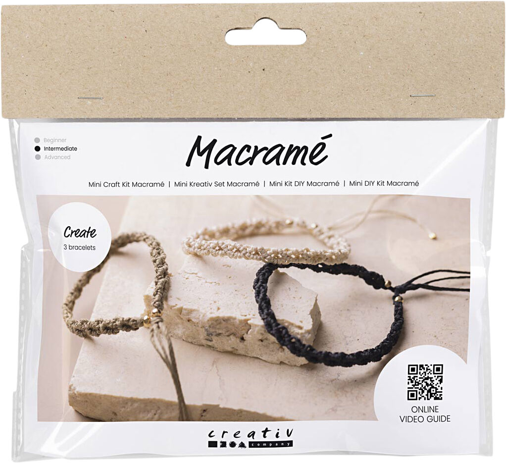 Mini DIY Kit Macram&eacute;, Armb&aring;nd