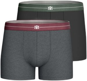 Pack of 2 men's boxers in Cotton