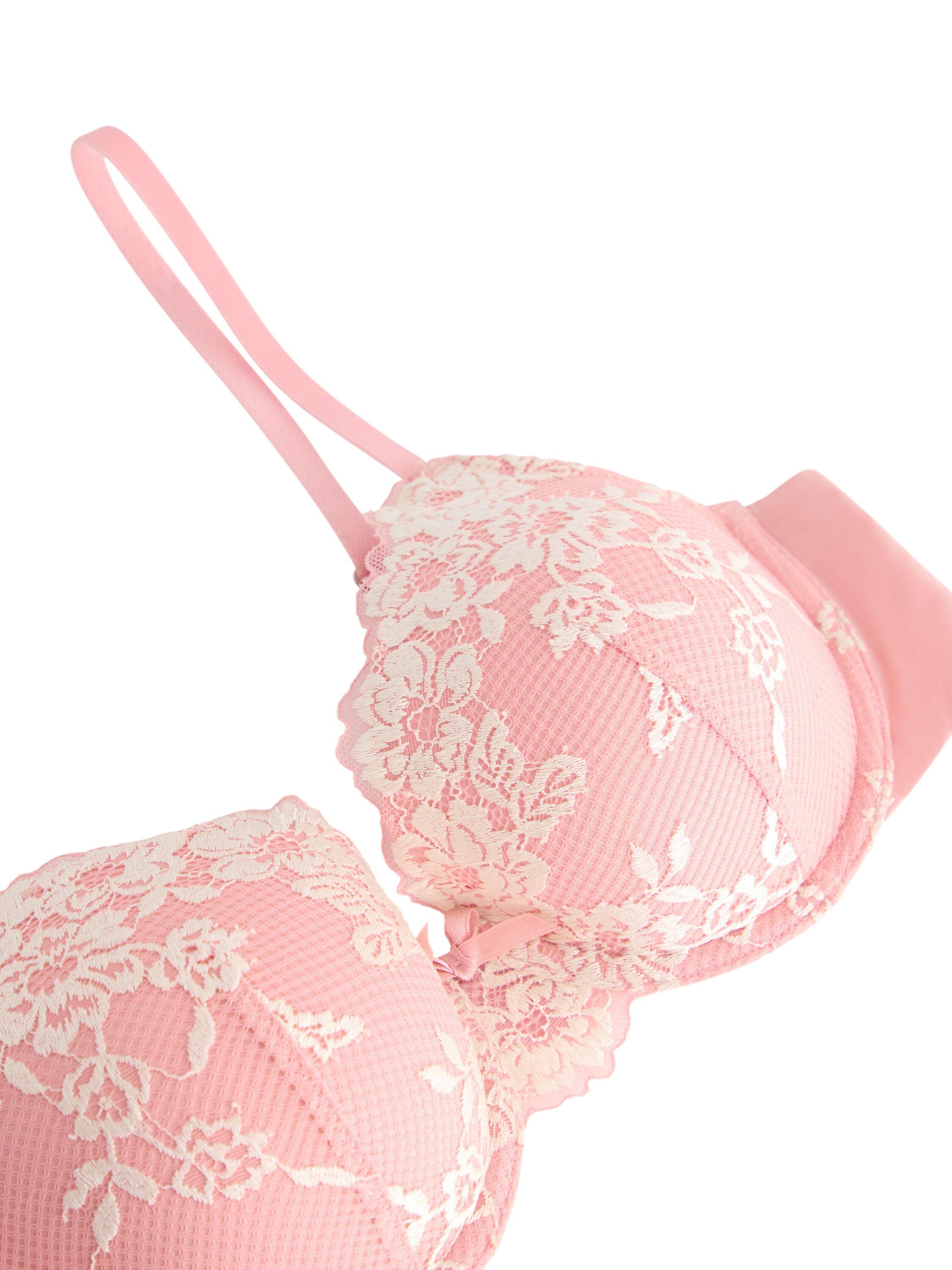 Lilja t-shirt-bh med blonder