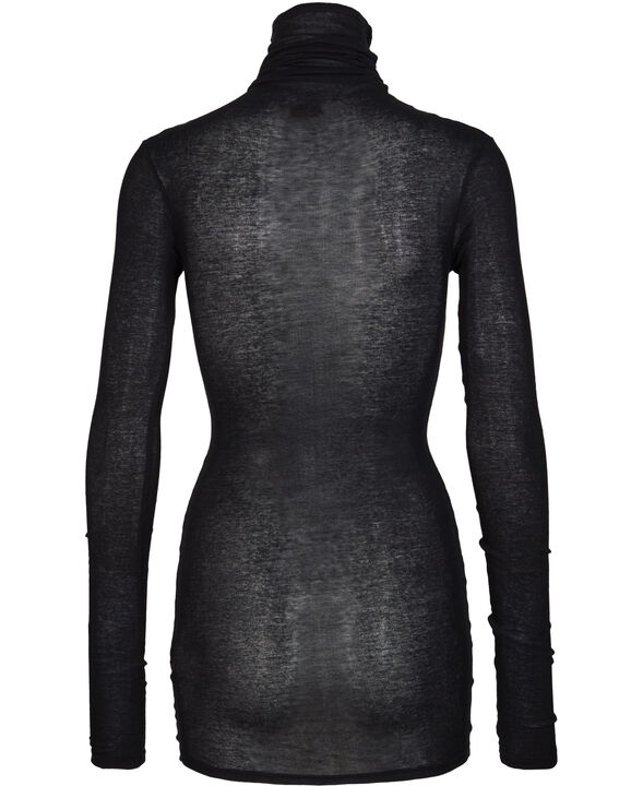 Turtleneck collar t-shirt