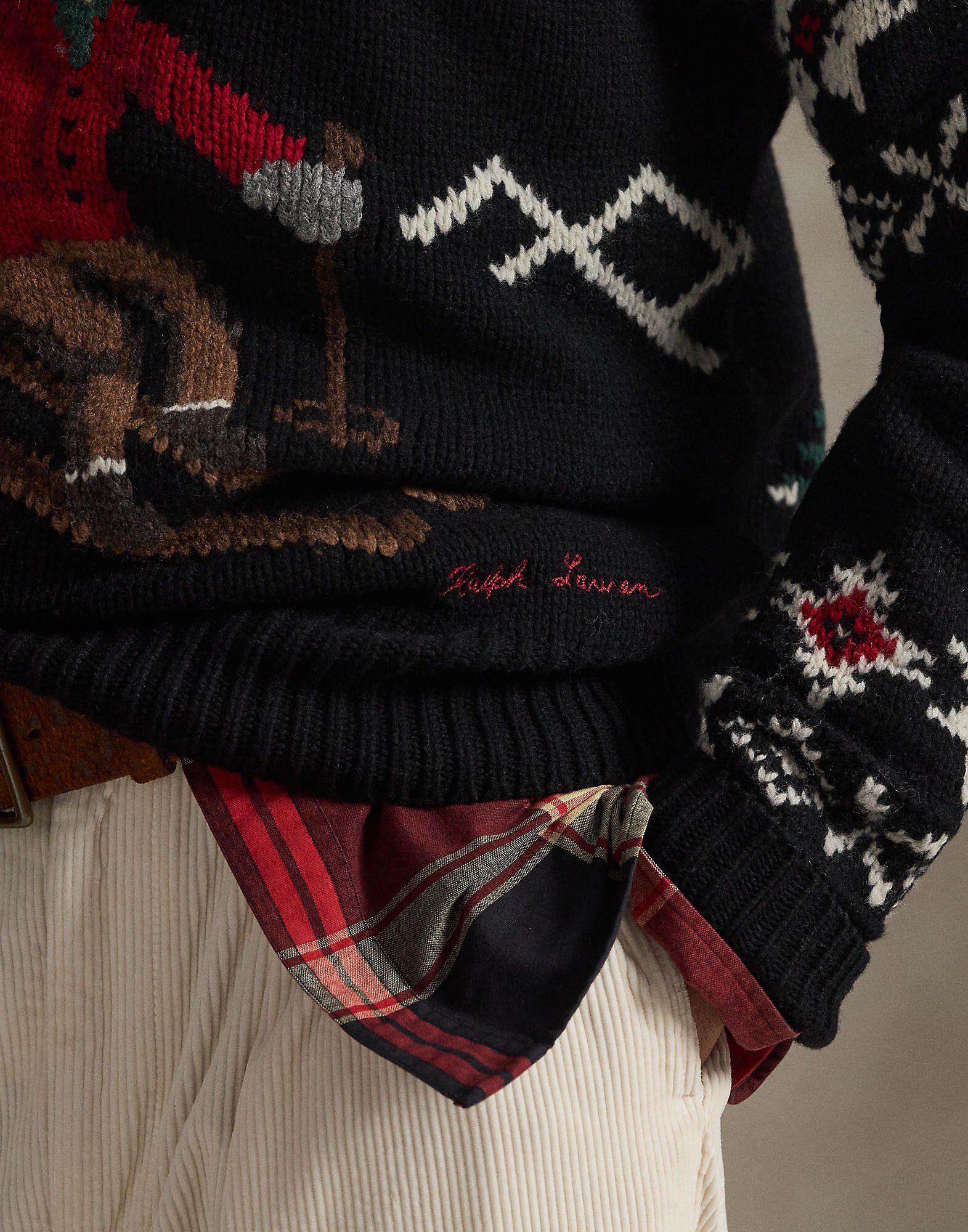 Wool Skier-Graphic Sweater