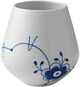 Blå Mega Riflet 15 cm. vase - mellem