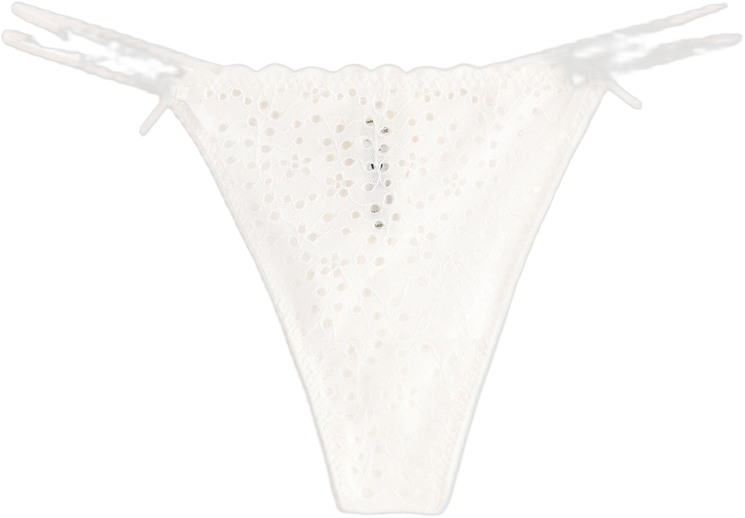 G-streng med broderie anglaise