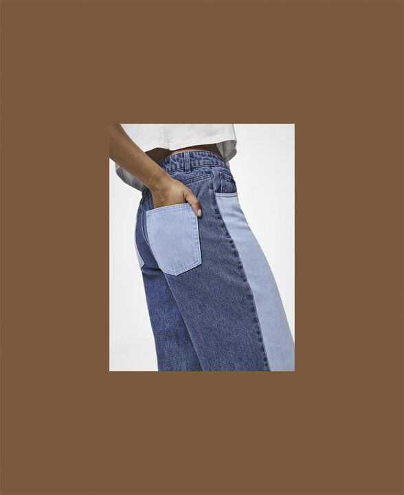 PCFAMY HW WIDE DENIM JEANS D2D FSY