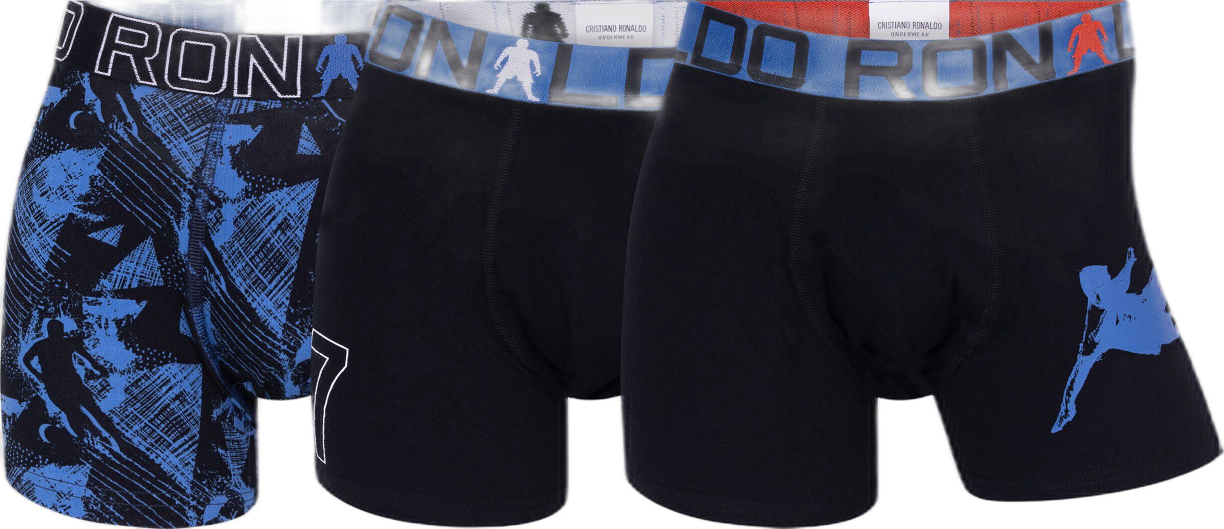 CR7 Boy's Trunk 3-pack AOP