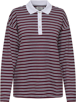 ONLLARA L/S STRIPE POLO UB CS SWT