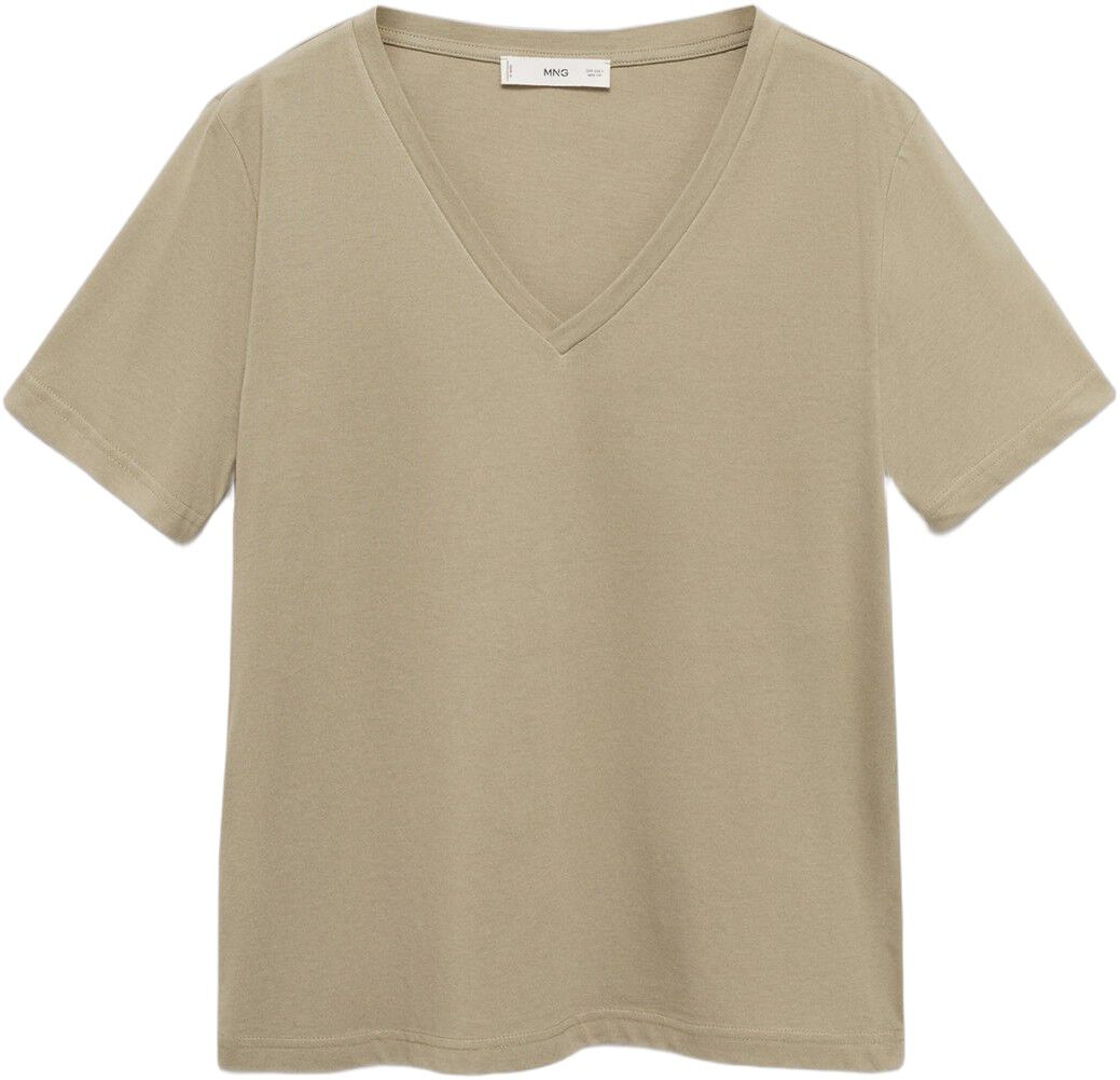 V-neck cotton T-shirt