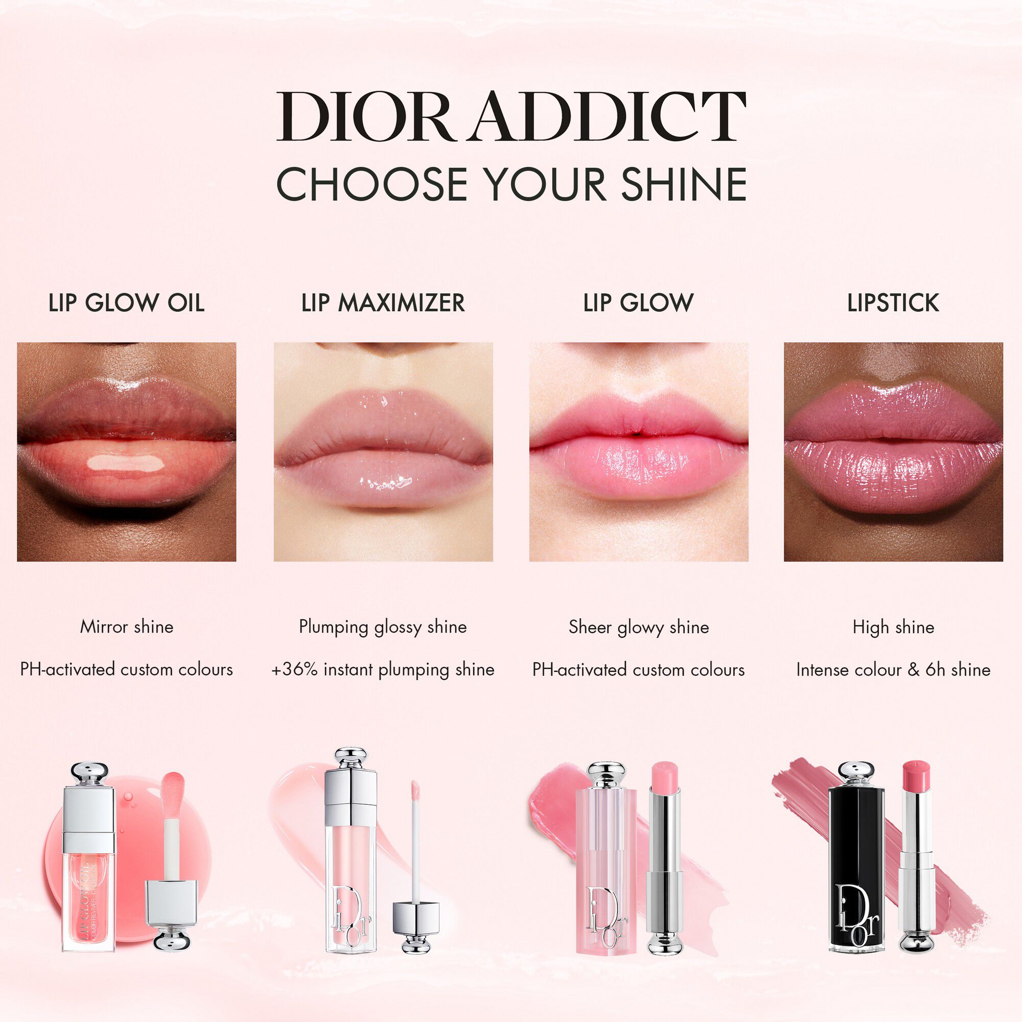 Dior Addict - Shine Lipstick - 90% Natural Origin - Refillable