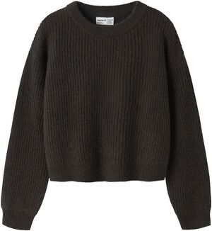 NKFHOLLY LS BOXY SHORT KNIT NOOS