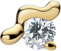 Arctic Stud Extra Small Gold