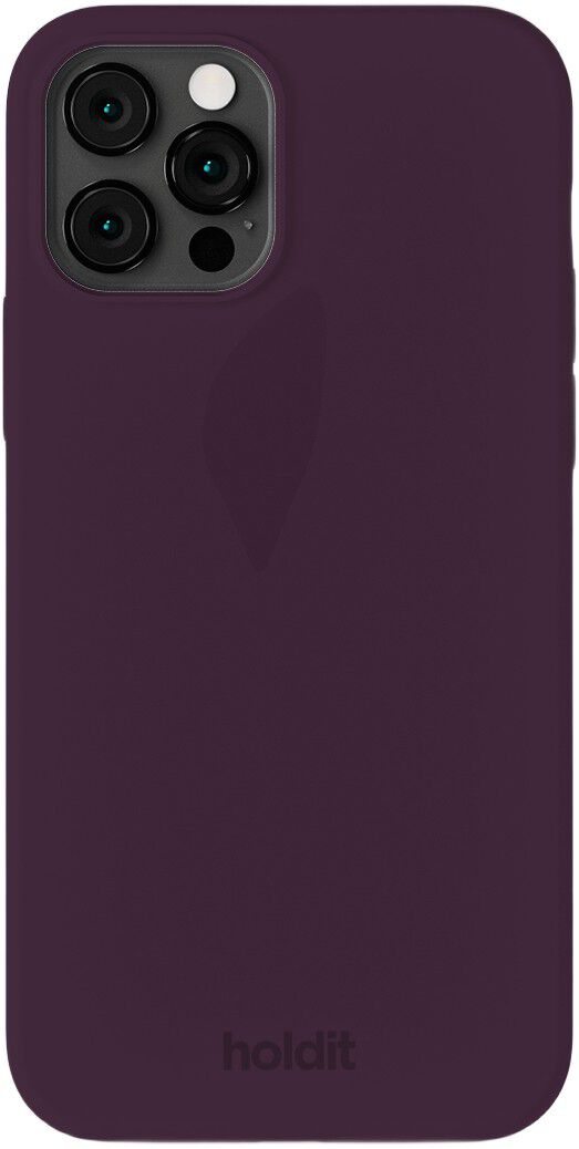 Silicone Case iPhone 12/12 Pro Deep Plum
