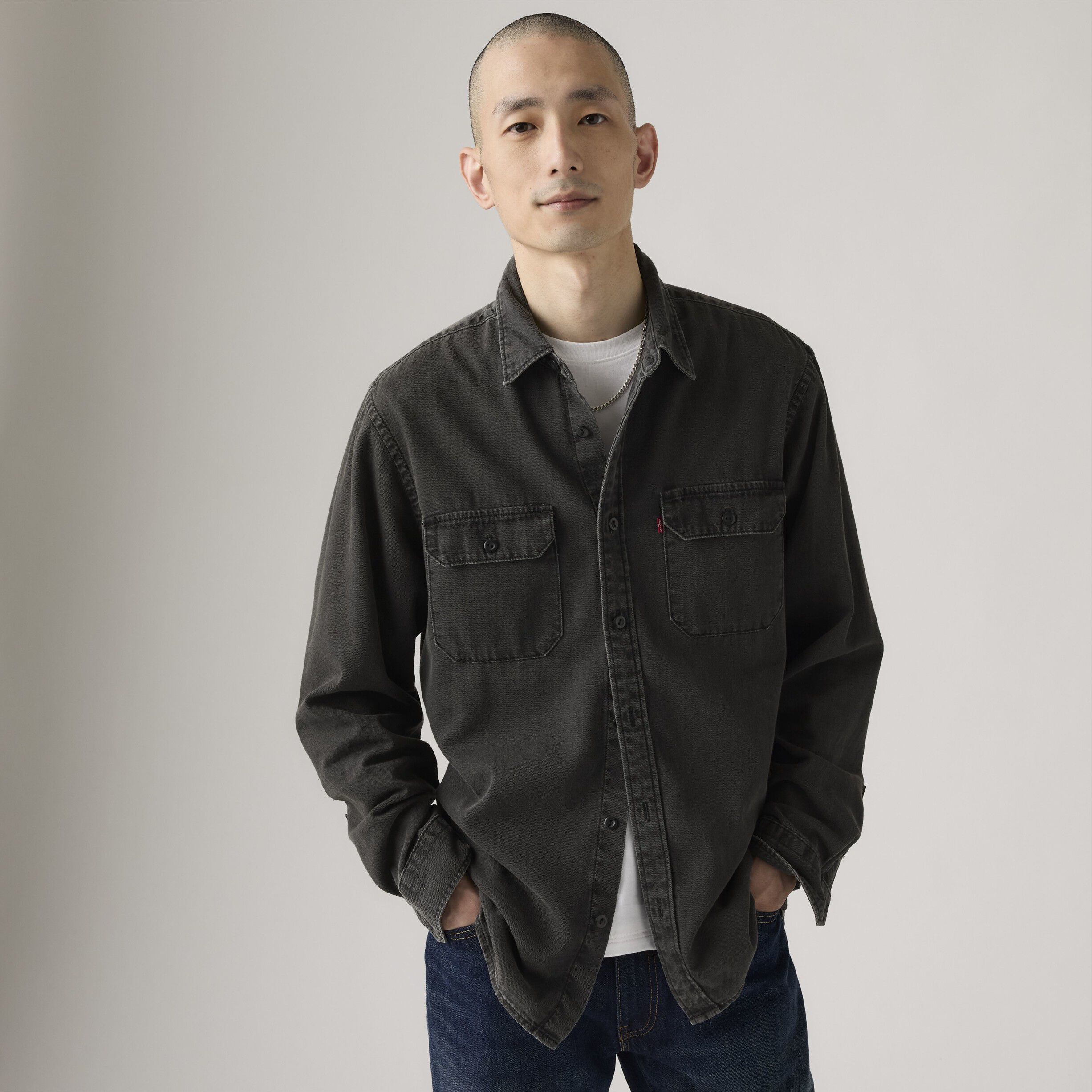 JACKSON WORKER COSMO WASHED BL