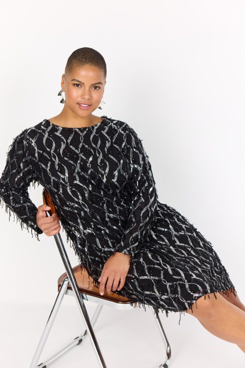 Curvy Wa-Sannie 2 Kjole Sort