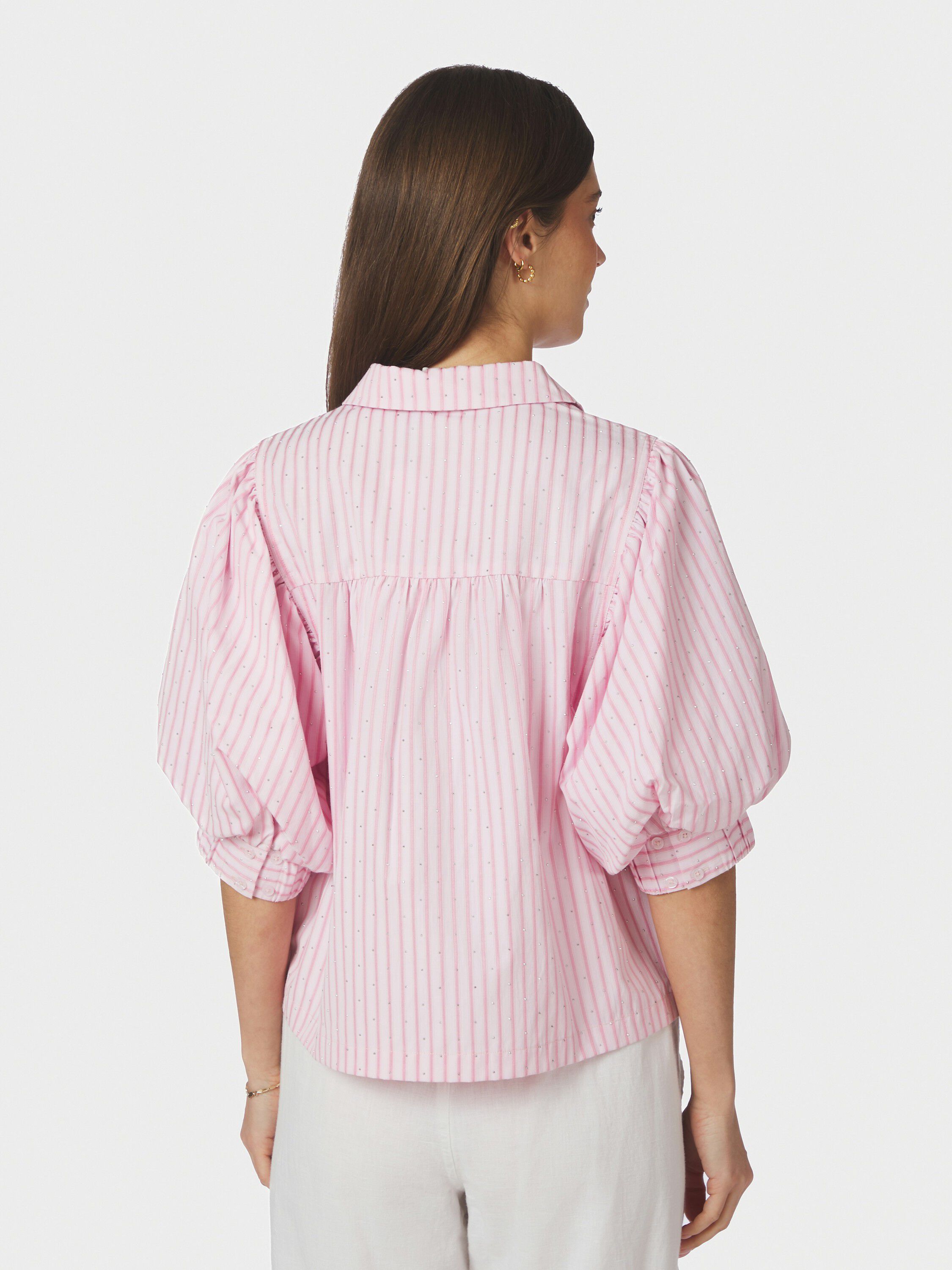 Etta Soft Stripe Stone Shirt