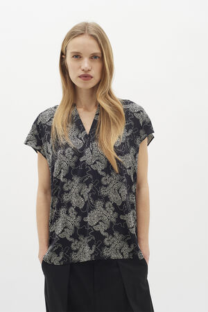 LikoIW Print Top