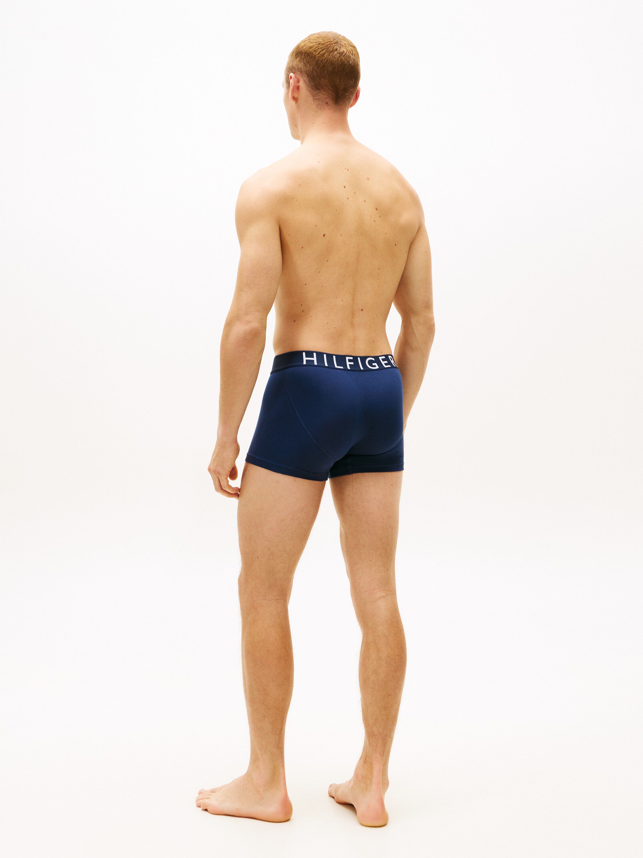 3-Pack Logo Waistband Trunks