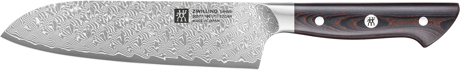 Tanrei Santokukniv 180 Glatslebet