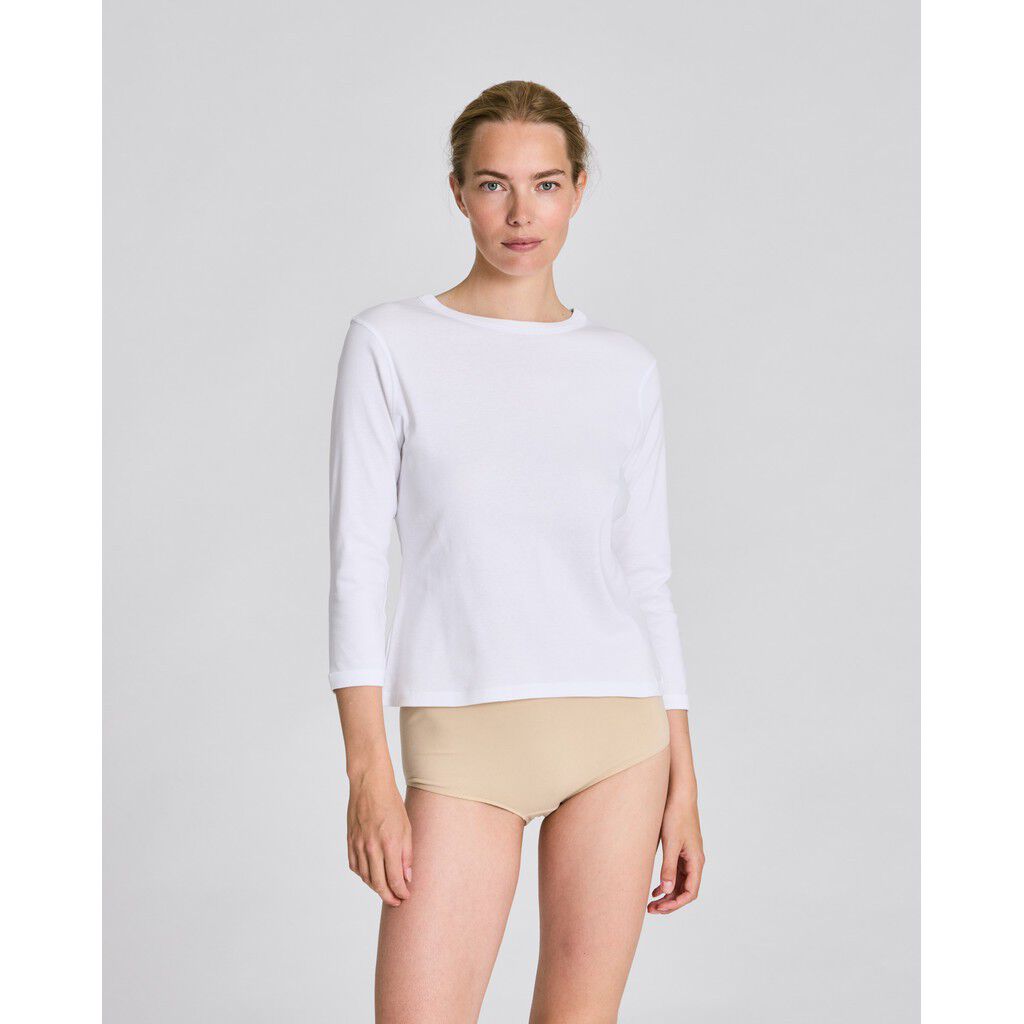 Sascha 3/4 Sleeve Cotton Top