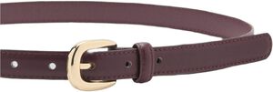Buckle skinny belt