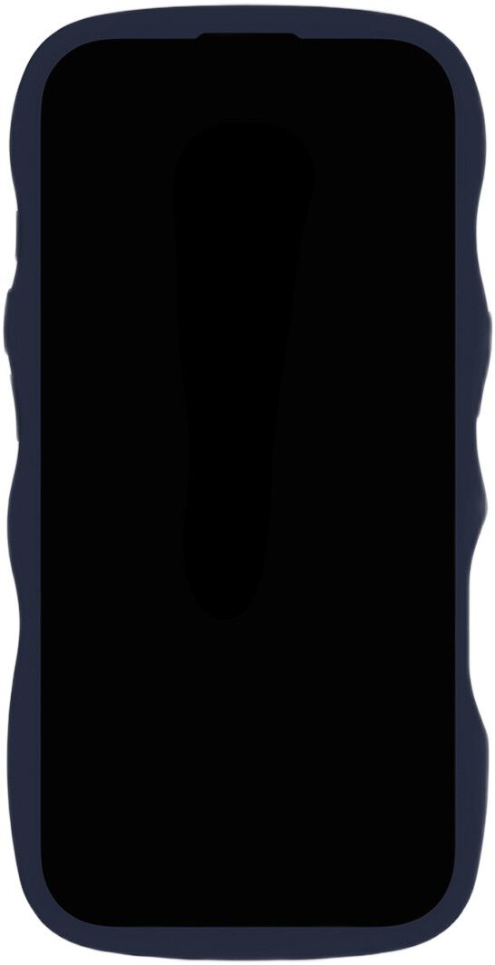 Wavy Case iPhone 16 Pro Midnight Blue/Transparent