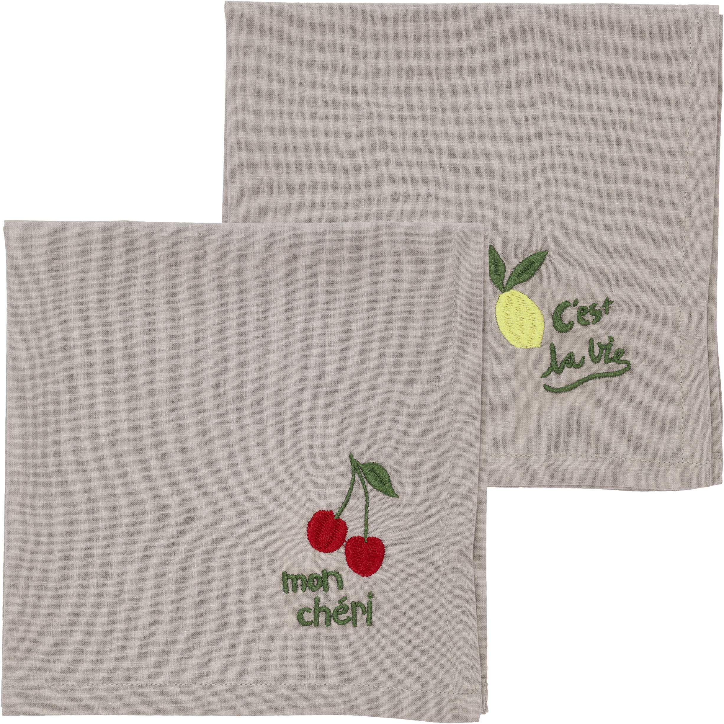 Stofservietter 40x40 Bistro 2 stk. Green