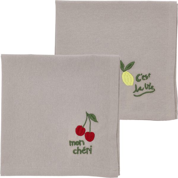 Stofservietter 40x40 Bistro 2 stk. Green