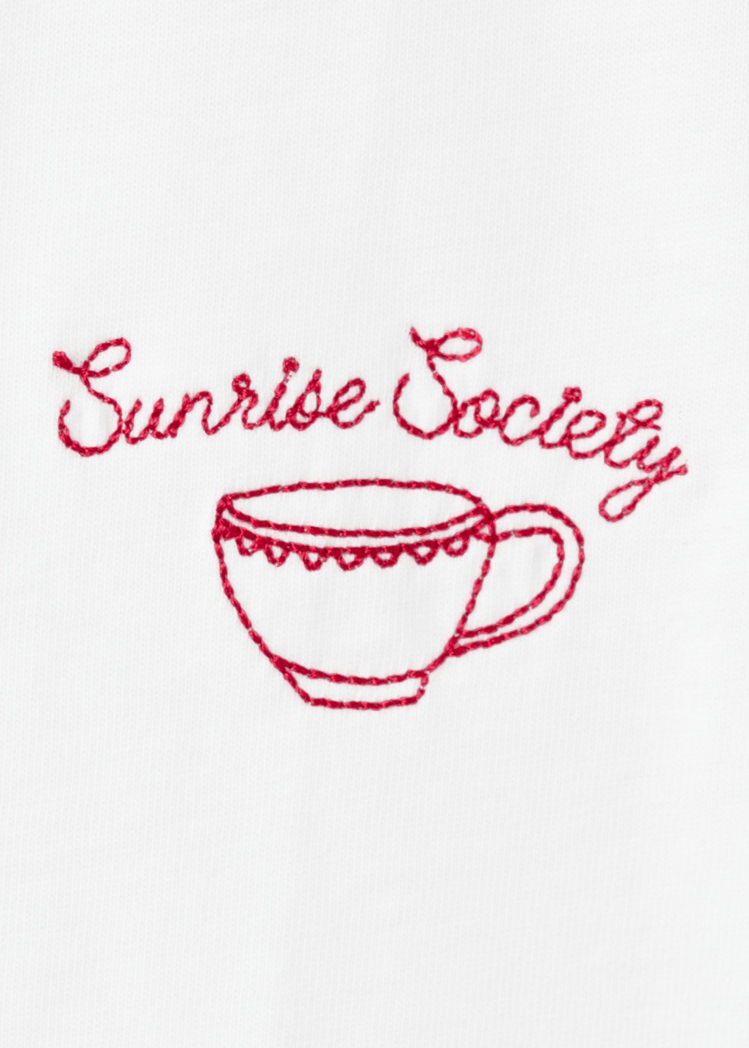 Printed cotton-blend t-shirt
