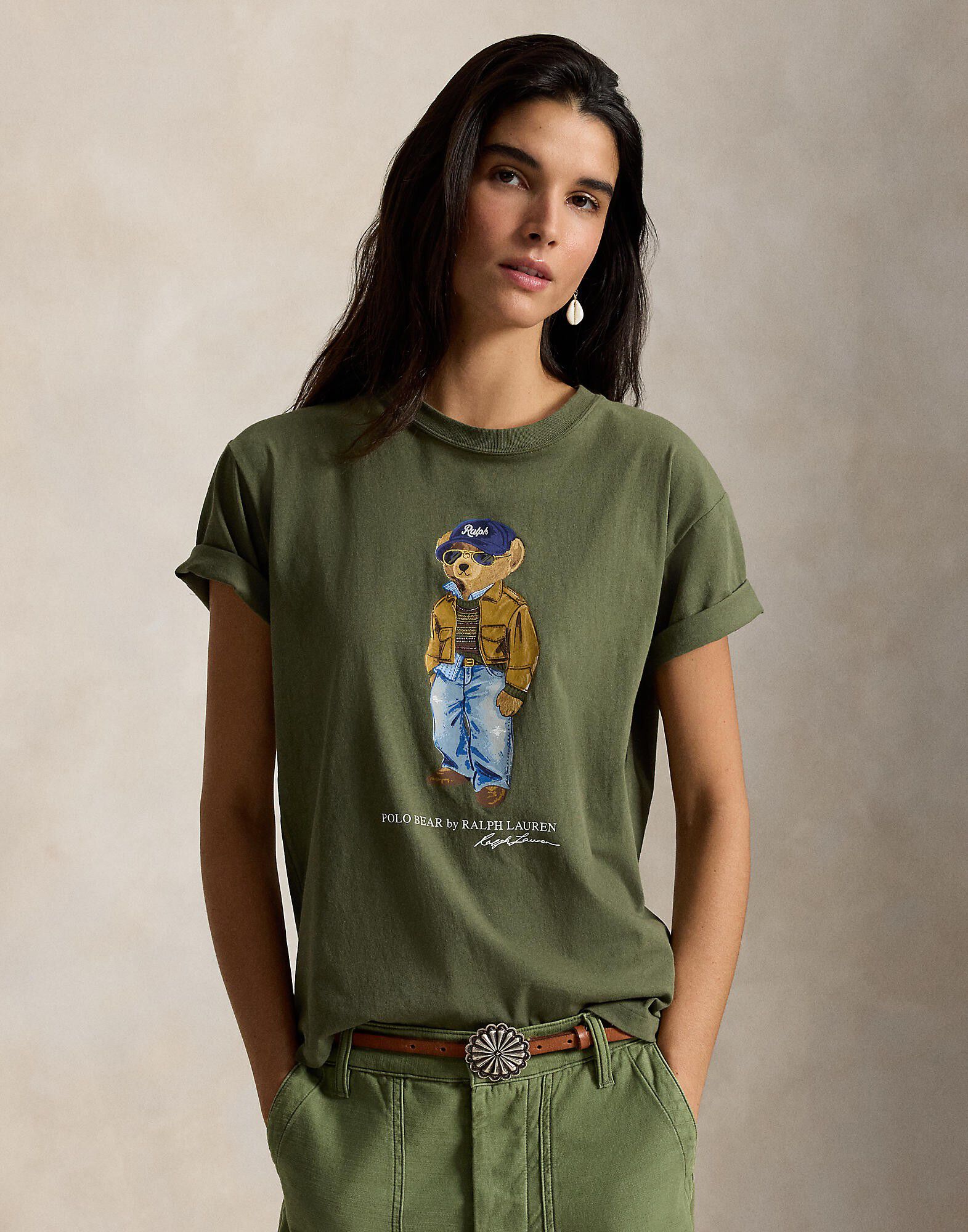 Polo Bear Cotton Jersey Tee