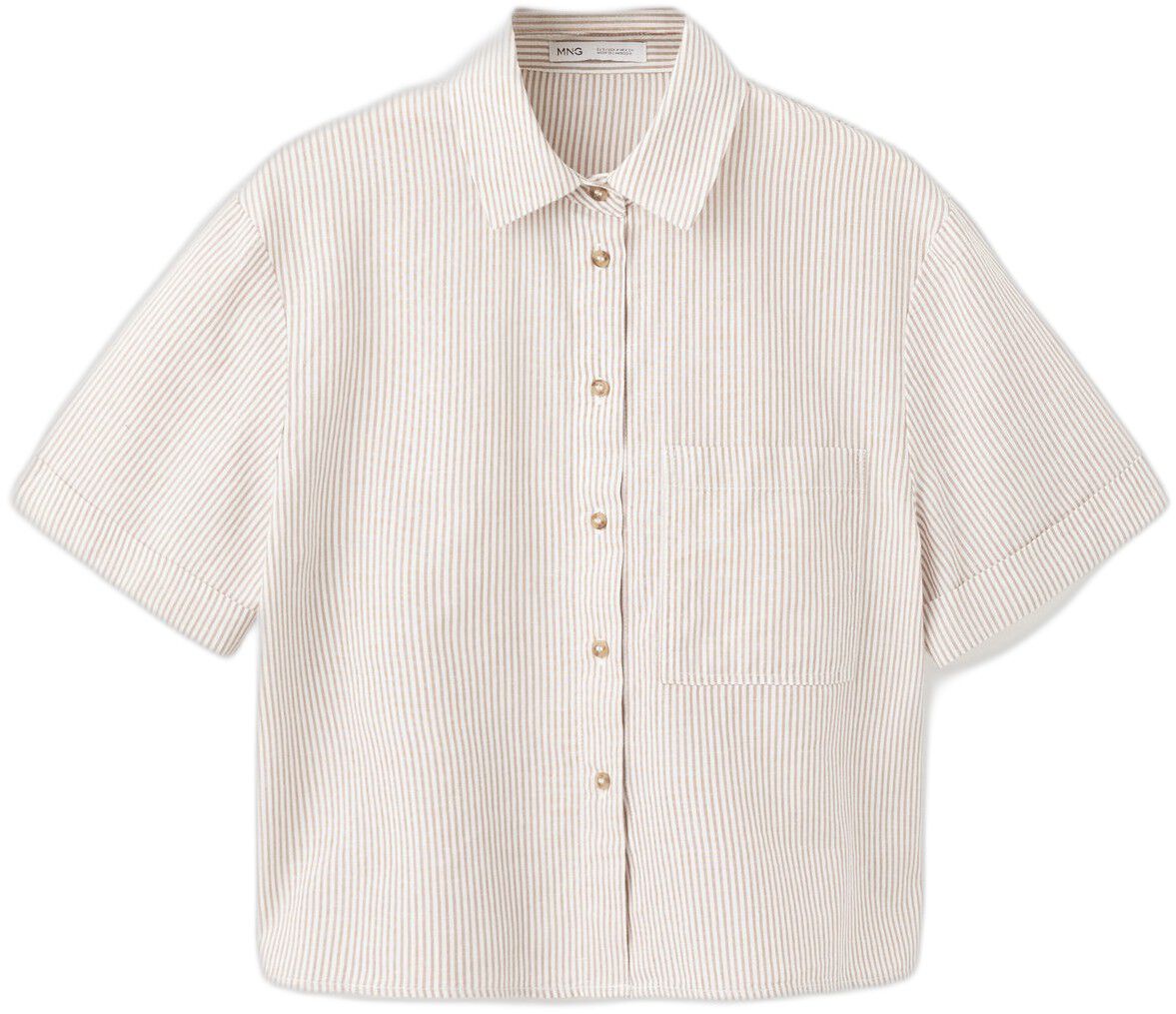 Short sleeve striped shirt