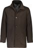 Relaxed-fit wool car coat